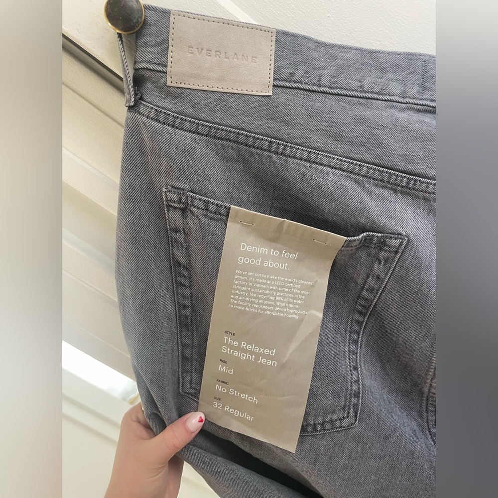Everlane Organic Cotton Straight Jean